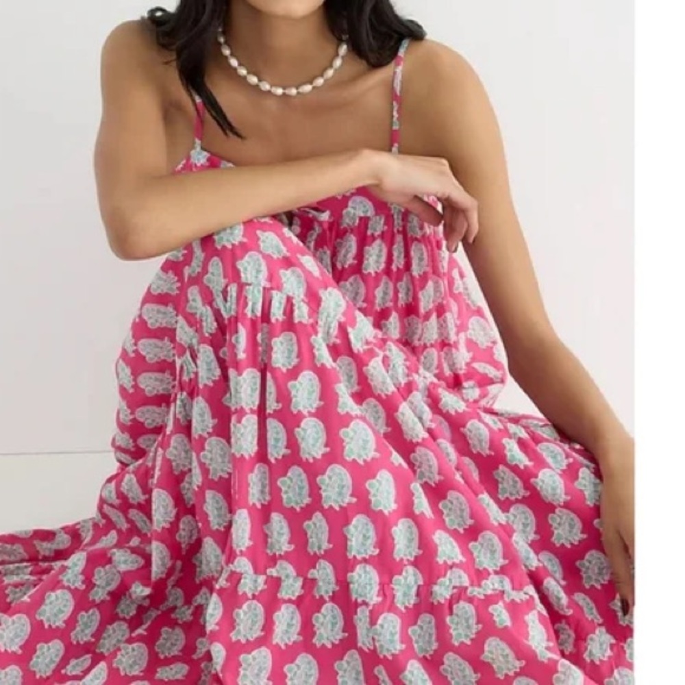 NWT JCrew and SZ Blockprints Summer dress - Picture 2 of 12